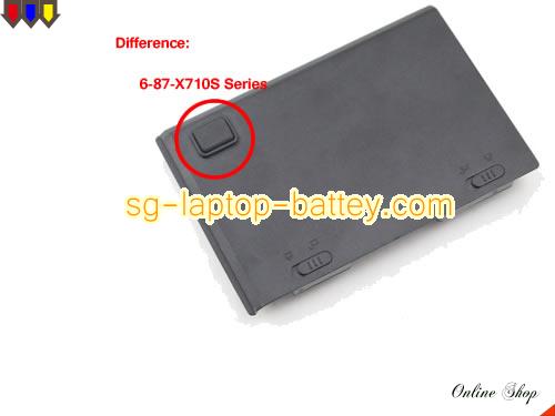  image 3 of Genuine CLEVO PCspecialist vortex series Battery For laptop 5200mAh, 76.96Wh , 14.8V, Black , Li-ion