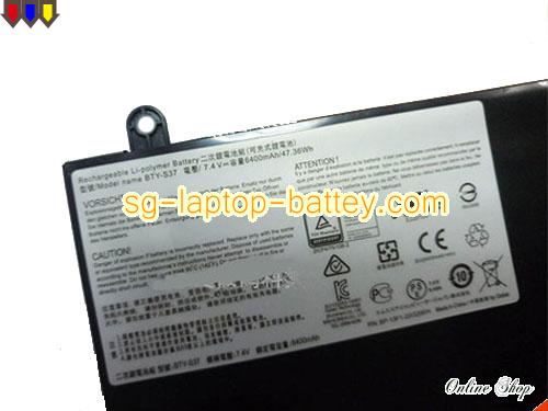  image 2 of Genuine MSI GS30 2M-013CN Battery For laptop 6400mAh, 47.36Wh , 7.4V, Black , Li-ion