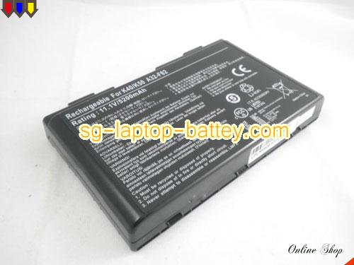  image 1 of ASUS K50AB-X2A Series Replacement Battery 5200mAh 11.1V Black Li-ion