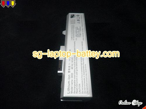  image 3 of HASEE Q200 Replacement Battery 4400mAh, 4.4Ah 11.1V Silver Li-ion