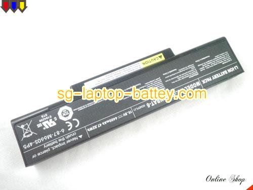  image 2 of Genuine CLEVO W76SUA Battery For laptop 4400mAh, 47.52Wh , 10.8V, Black , Li-ion