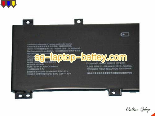  image 3 of Genuine LENOVO IdeaPad 100S-14IBR Battery For laptop 4200mAh, 31.92Wh , 7.6V, Black , Li-Polymer
