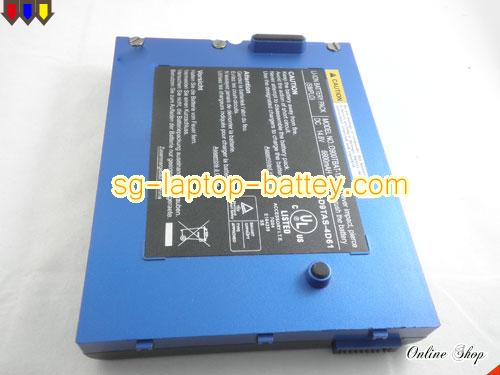  image 4 of Genuine CLEVO PortaNote D90T Battery For laptop 6600mAh, 14.8V, Blue , Li-ion
