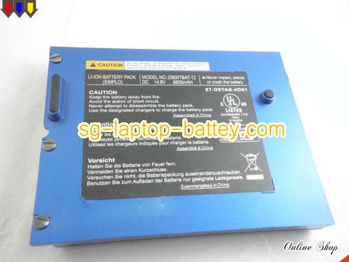  image 5 of Genuine CLEVO PortaNote D90T Battery For laptop 6600mAh, 14.8V, Blue , Li-ion