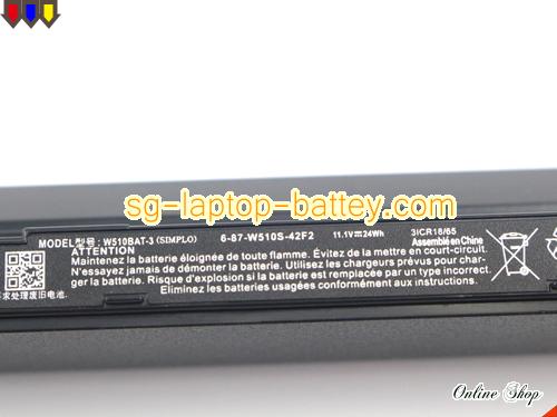  image 3 of 6-87-W510S-4FU1 Battery, S$64.96 Li-ion Rechargeable CLEVO 6-87-W510S-4FU1 Batteries