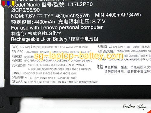  image 2 of L17D2PF1 Battery, S$66.02 Li-ion Rechargeable LENOVO L17D2PF1 Batteries