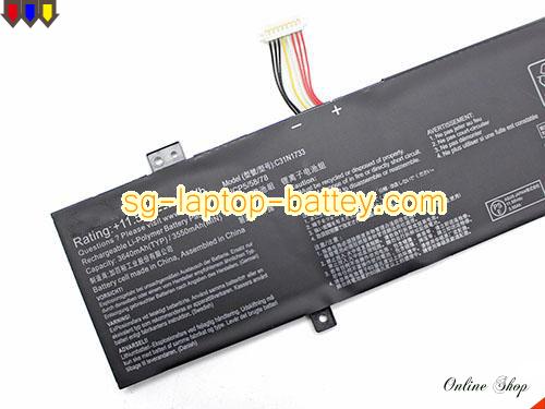  image 3 of Genuine ASUS VivoBook Flip 14 TP412UA-DB51T Battery For laptop 3640mAh, 42Wh , 11.55V, Black , Li-Polymer