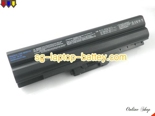  image 2 of SONY Vaio VGN-FW56J Replacement Battery 6600mAh 10.8V Black Li-ion