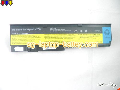  image 5 of LENOVO ThinkPad X200 7454 Replacement Battery 5200mAh 10.8V Black Li-ion