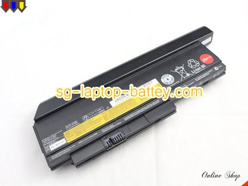  image 5 of Genuine LENOVO X220 4291-37G Battery For laptop 6600mAh, 11.1V, Black , Li-ion