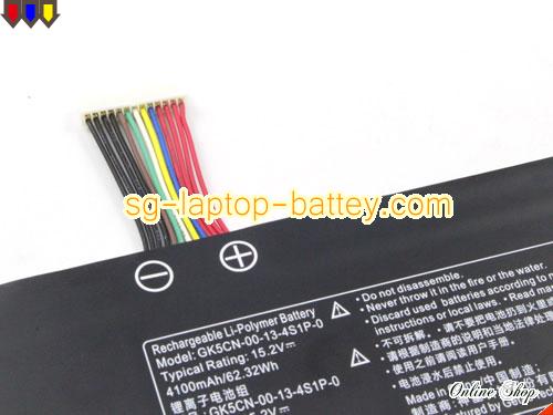  image 5 of Genuine GETAC GK5CN6Z Battery For laptop 4100mAh, 62.32Wh , 15.2V, Black , Li-Polymer