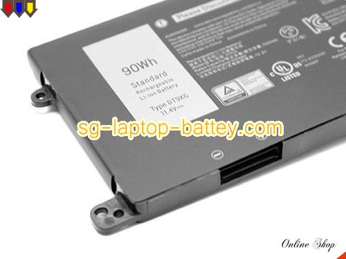  image 5 of Genuine DELL ALWA51M-D1766B Battery For laptop 7890mAh, 90Wh , 11.4V, Black , Li-Polymer