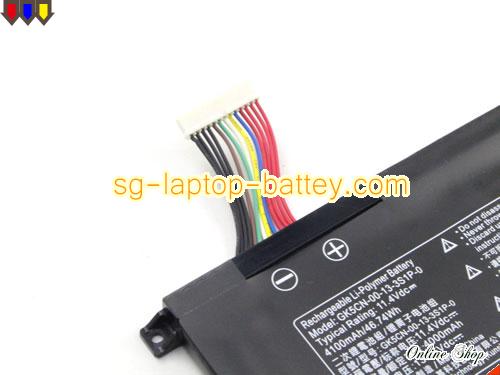  image 5 of Genuine MEDION F117 Break Battery For laptop 4100mAh, 46.74Wh , 11.4V, Black , Li-Polymer