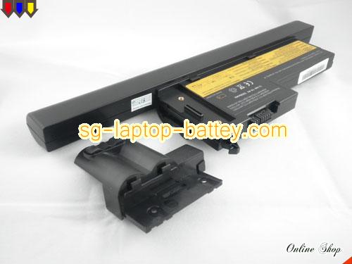  image 2 of IBM ThinkPad X60s 1703 Replacement Battery 5200mAh 14.8V Black Li-ion