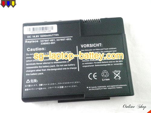  image 5 of COMPAQ X1010US-DK571AR Replacement Battery 4800mAh 14.8V Black Li-ion
