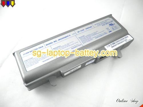  image 4 of Genuine CLEVO M520-G Battery For laptop 2400mAh, 14.8V, Sliver , Li-ion
