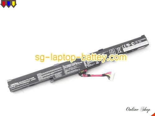  image 2 of Genuine ASUS X751YI-TY036T Battery For laptop 2950mAh, 44Wh , 15V, Black , Li-ion