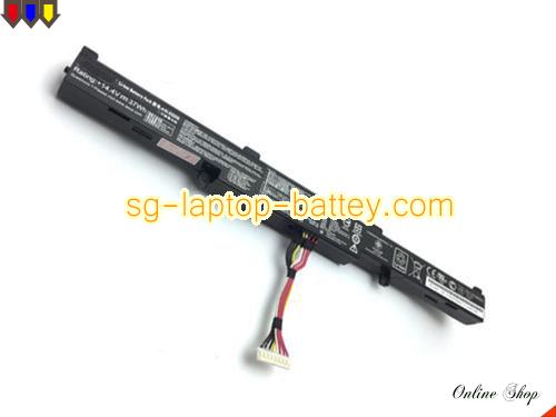  image 5 of Genuine ASUS VivoBook X751SJ-TY010T Battery For laptop 2500mAh, 37Wh , 14.4V, Black , Li-ion