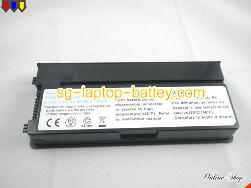  image 5 of FUJITSU LifeBook P8020 Replacement Battery 6600mAh 7.2V Black Li-ion