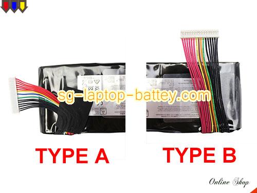  image 5 of Genuine MSI GT75 TITAN 8RF Battery For laptop 6250mAh, 90Wh , 14.4V, Black , Li-Polymer