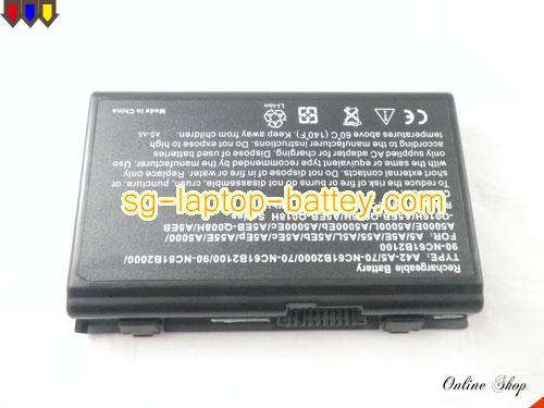 image 5 of ASUS A5EC Replacement Battery 4400mAh 14.8V Black Li-ion