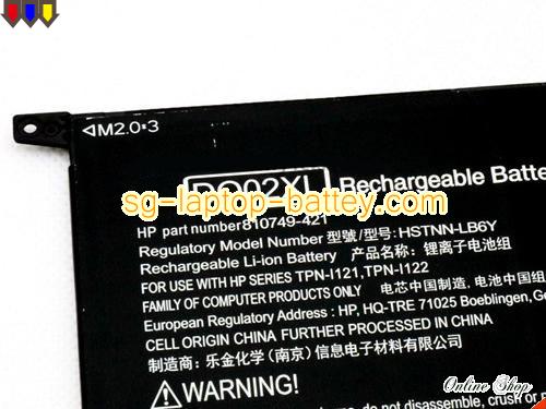  image 2 of Genuine HP X2 210 G1(N6F03AV) Battery For laptop 8390mAh, 33Wh , 3.8V, Black , Li-ion