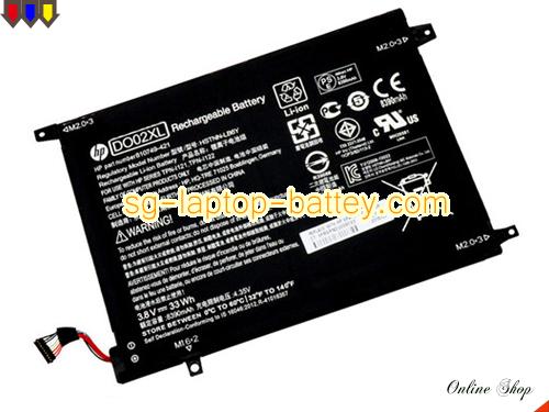  image 5 of Genuine HP X2 210 G1(N6F03AV) Battery For laptop 8390mAh, 33Wh , 3.8V, Black , Li-ion