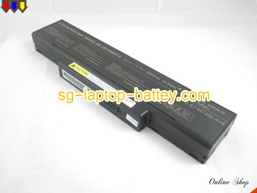  image 4 of CLEVO M760 Replacement Battery 4400mAh 11.1V Black Li-ion