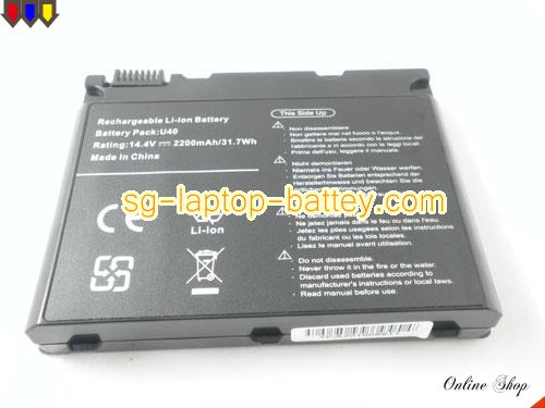  image 5 of U40-4S2200-M1A1 Battery, S$Coming soon! Li-ion Rechargeable UNIWILL U40-4S2200-M1A1 Batteries