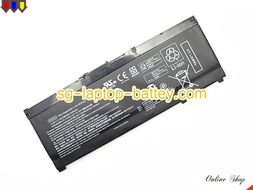  image 1 of Genuine HP Omen 15-dc0000 Battery For laptop 4550mAh, 52.5Wh , 11.55V, Black , Li-Polymer