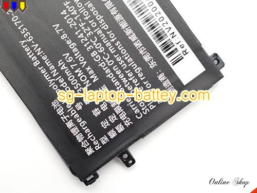  image 4 of NV-635170-2S Battery, S$54.09 Li-ion Rechargeable CHUWI NV-635170-2S Batteries