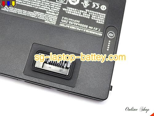  image 4 of Genuine XPLORE IX101B2 Battery For laptop 8000mAh, 59.2Wh , 7.4V, Black , Li-Polymer