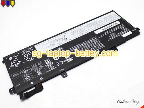  image 4 of Genuine LENOVO ThinkPad T14 Gen 2-20W000V9SC Battery For laptop 4345mAh, 51Wh , 11.52V, Black , Li-Polymer