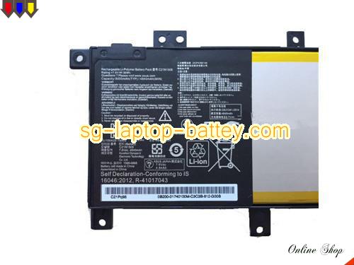  image 2 of Genuine ASUS A456UR7500 Battery For laptop 5000mAh, 38Wh , 7.6V, Black , Li-ion