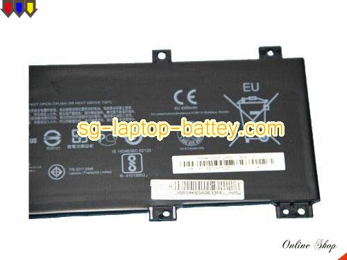  image 5 of Genuine LENOVO IdeaPad 100S-14IBR(80R900JLPG) Battery For laptop 4200mAh, 31.92Wh , 7.6V, Black , Li-Polymer