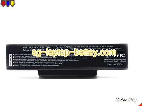  image 5 of ASUS K72JK Replacement Battery 5200mAh 10.8V Black Li-ion