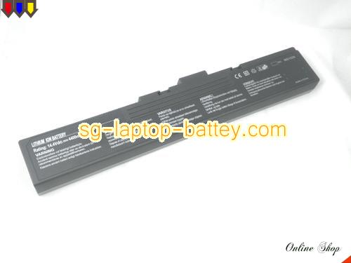  image 2 of MSI MegaBook M620 Replacement Battery 4400mAh 14.4V 1 side Sliver and 1 side black Li-ion