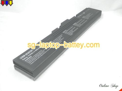  image 5 of MSI MegaBook M630 Replacement Battery 4400mAh 14.4V 1 side Sliver and 1 side black Li-ion