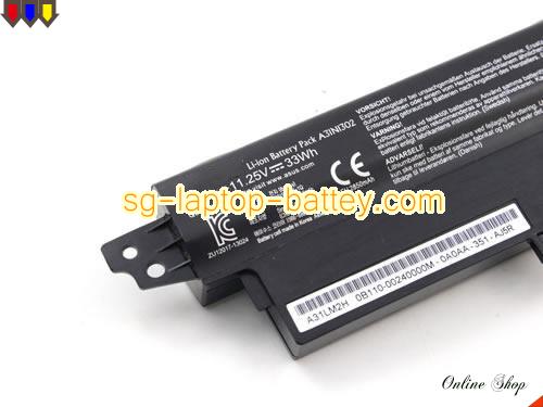  image 3 of Genuine ASUS VivoBook F200MA-CT146H Battery For laptop 3000mAh, 33Wh , 11.25V, Black , Li-ion