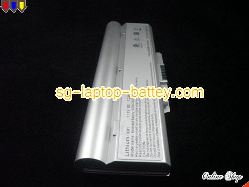 image 3 of Genuine TWINHEAD H12M Battery For laptop 7200mAh, 7.2Ah, 11.1V, Silver , Li-ion