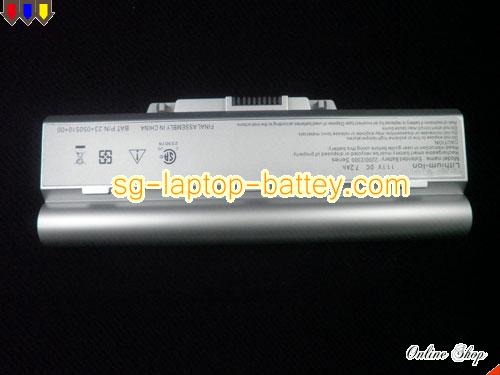 image 5 of Genuine TWINHEAD H12M Battery For laptop 7200mAh, 7.2Ah, 11.1V, Silver , Li-ion