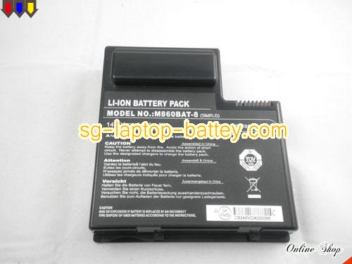  image 5 of Genuine CLEVO M860TU Battery For laptop 4400mAh, 65.12Wh , 14.8V, Black , Li-ion