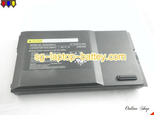  image 5 of CLEVO MobiNote M450C Series Replacement Battery 4400mAh 11.1V Black Li-ion