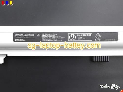 image 2 of ECS V10IL3 Replacement Battery 2200mAh 10.8V White Li-ion