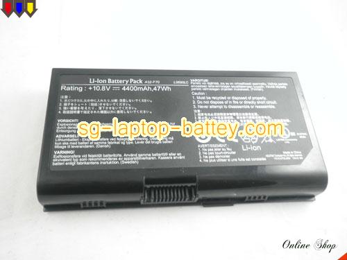  image 5 of ASUS N70 Replacement Battery 4400mAh 10.8V Black Li-ion