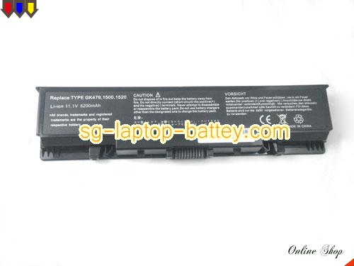  image 5 of DELL Vostro 1700 Replacement Battery 5200mAh 11.1V Black Li-ion