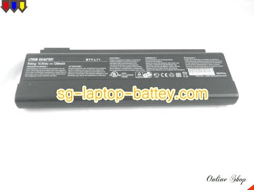  image 5 of Genuine MSI Megabook L710 Battery For laptop 7200mAh, 10.8V, Black , Li-ion