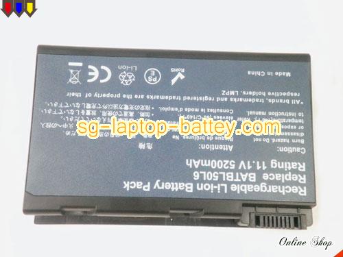  image 5 of ACER Aspire 3104WLMiB120 Replacement Battery 5200mAh 11.1V Black Li-ion