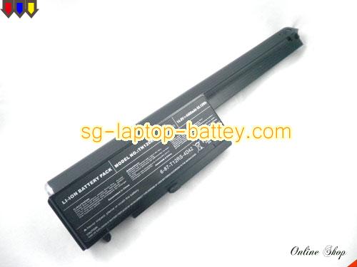  image 1 of CLEVO TN120R Replacement Battery 4400mAh 14.8V Black Li-ion