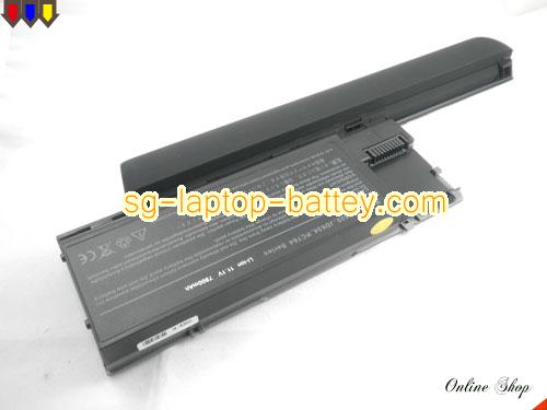  image 1 of DELL Latitude D630c Replacement Battery 6600mAh 11.1V Black+Grey Li-ion